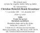 Christian Heinrich Bonde Kraushaar